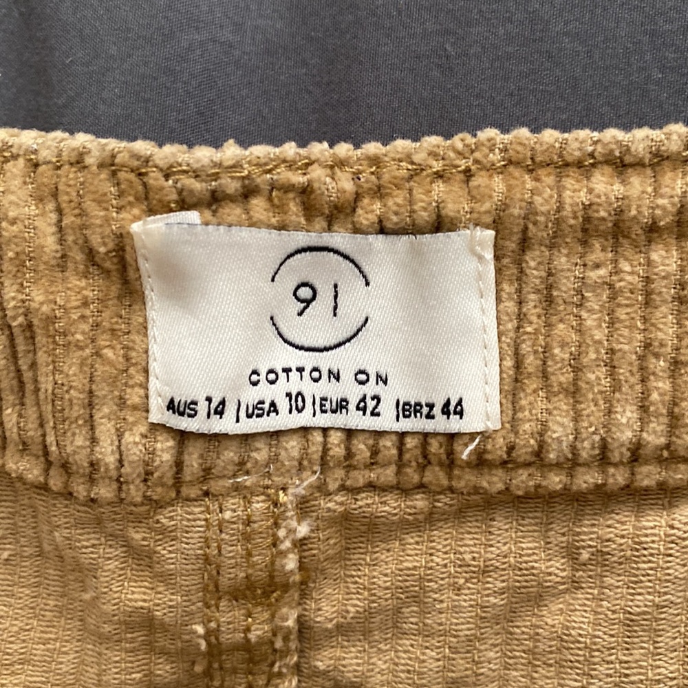 Corduroy skirt cotton on